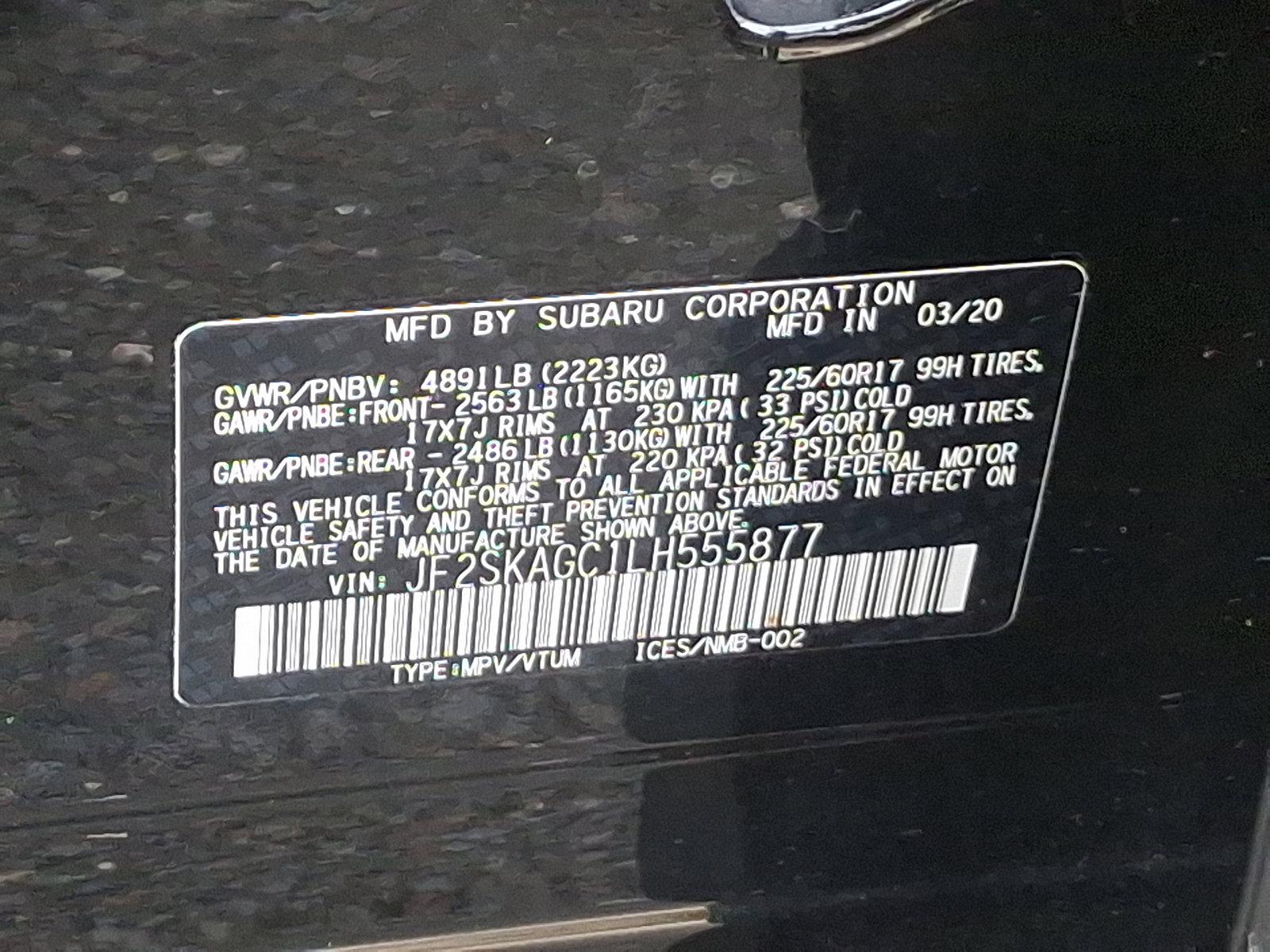 2020 Subaru Forester Vehicle Photo in Trevose, PA 19053