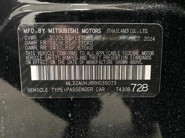 2024 Mitsubishi Mirage Vehicle Photo in Appleton, WI 54913