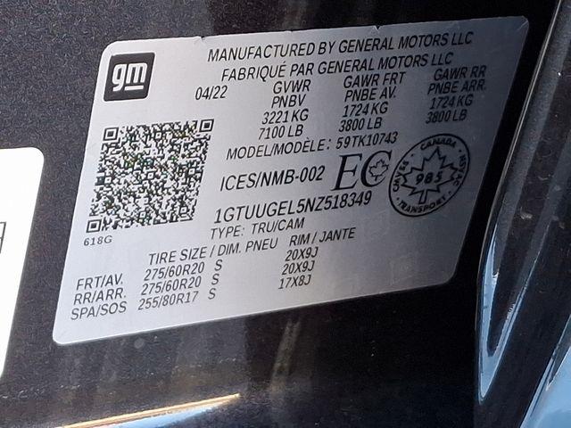 2022 GMC Sierra 1500 Vehicle Photo in WATERTOWN, CT 06795-3318