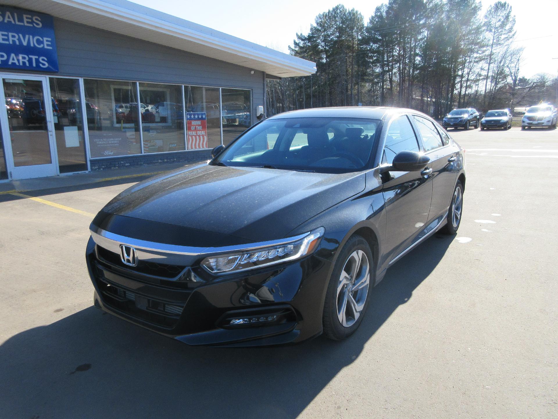 Used 2019 Honda Accord EX-L with VIN 1HGCV1F54KA125458 for sale in Houghton, MI