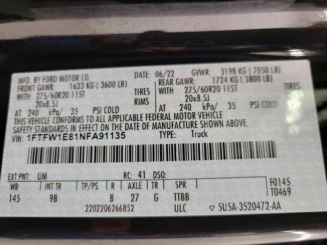 2022 Ford F-150 Vehicle Photo in Neenah, WI 54956