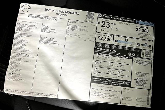 2025 Nissan Murano Vehicle Photo in Tulsa, OK 74129