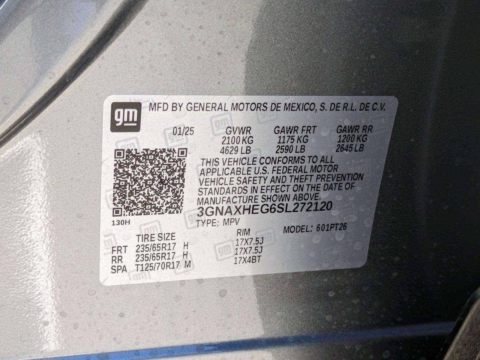 2025 Chevrolet Equinox Vehicle Photo in ORLANDO, FL 32812-3021