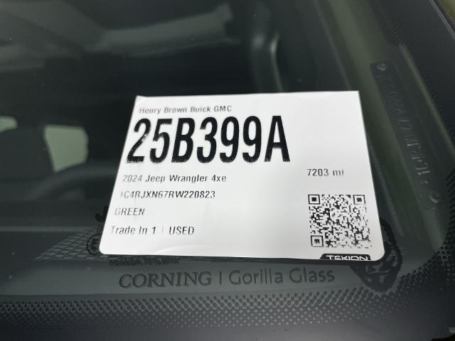 2024 Jeep Wrangler 4xe Vehicle Photo in GILBERT, AZ 85297-0402