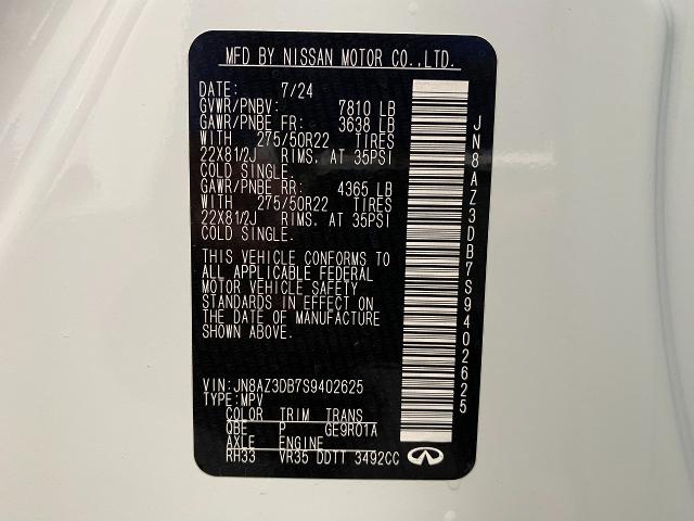 2025 INFINITI QX80 Vehicle Photo in Appleton, WI 54913