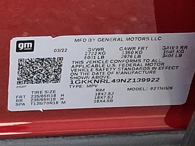 2022 GMC Acadia Vehicle Photo in TREVOSE, PA 19053-4984