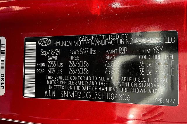 2025 Hyundai SANTA FE Vehicle Photo in Tulsa, OK 74145