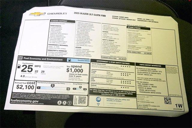 2025 Chevrolet Blazer Vehicle Photo in KANSAS CITY, MO 64114-4502