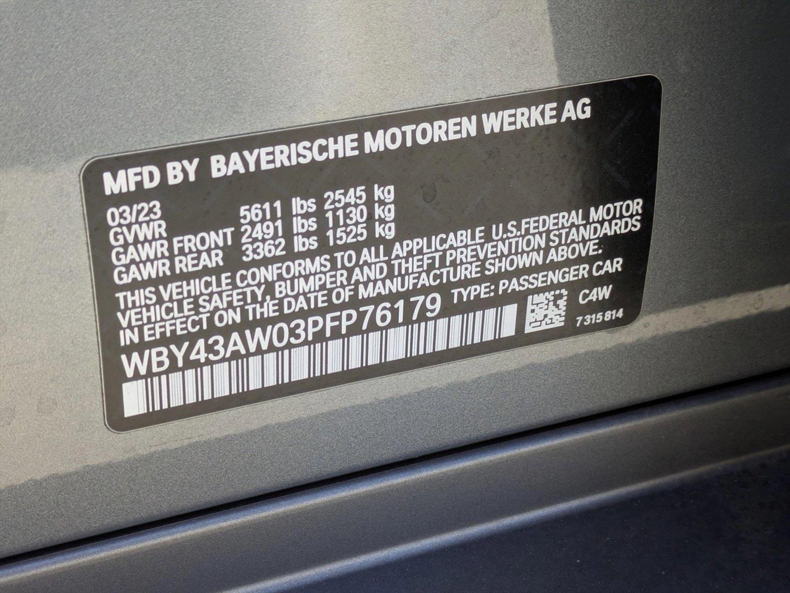 2023 BMW i4 Vehicle Photo in Tustin, CA 92782