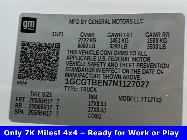 2022 Chevrolet Colorado Vehicle Photo in EVERETT, WA 98203-5662