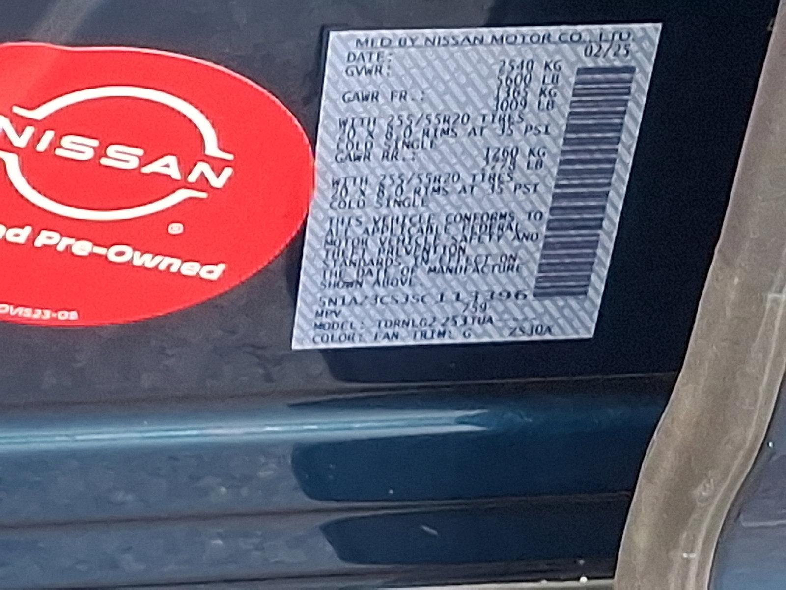 2025 Nissan Murano Vehicle Photo in Harrisburg, PA 17111-1033