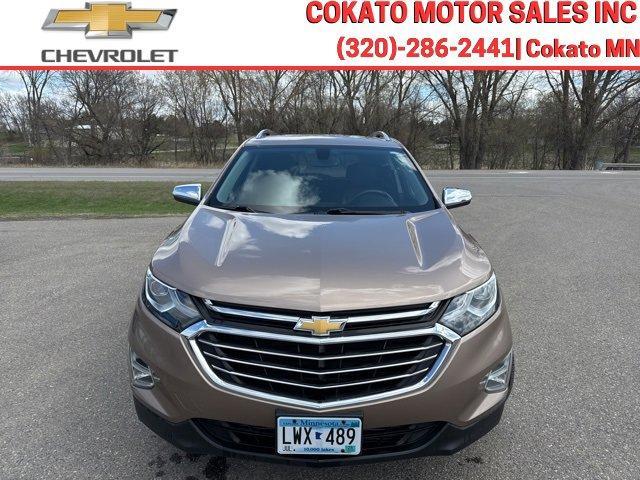 Used 2018 Chevrolet Equinox Premier with VIN 3GNAXXEU4JL172158 for sale in Cokato, Minnesota