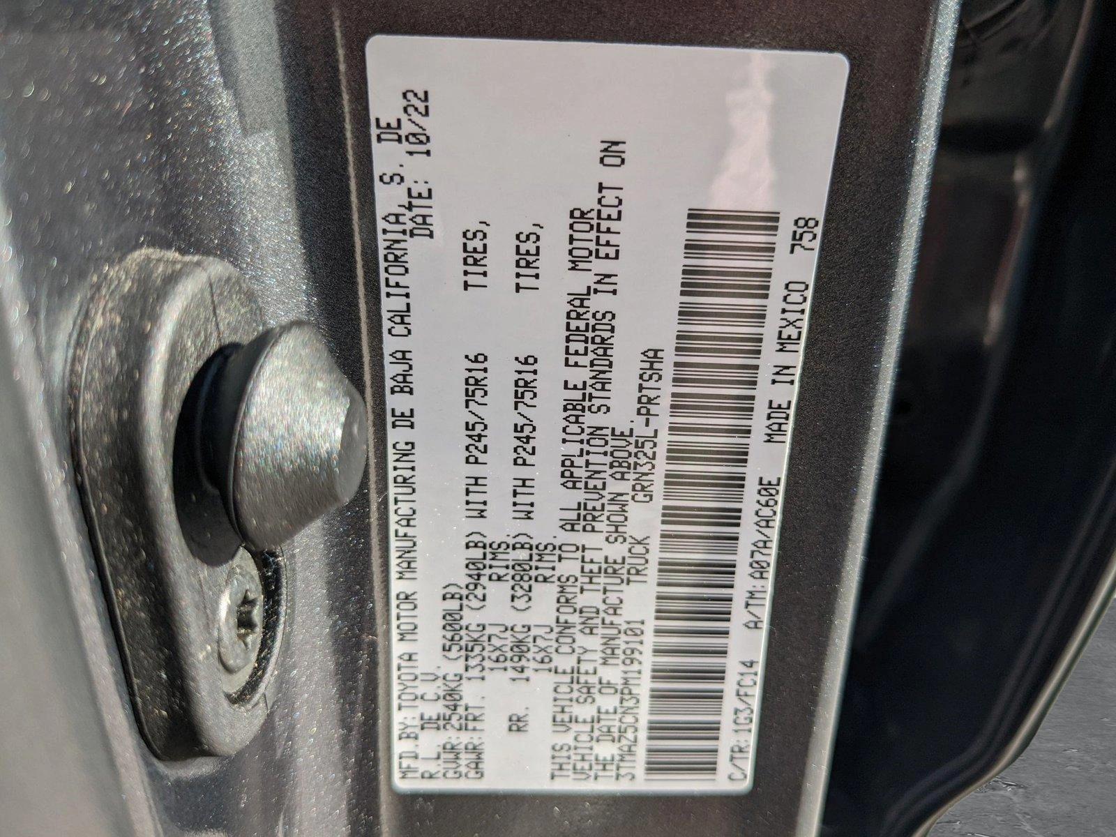 2023 Toyota Tacoma 2WD Vehicle Photo in Davie, FL 33331