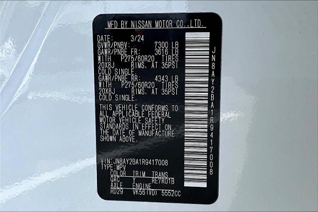 2024 Nissan Armada Vehicle Photo in San Antonio, TX 78230