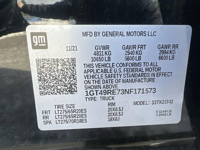 2022 GMC Sierra 2500 HD Vehicle Photo in BOSTON, NY 14025-9684