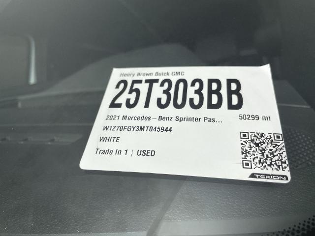 2021 Mercedes-Benz Sprinter 1500 Vehicle Photo in GILBERT, AZ 85297-0402