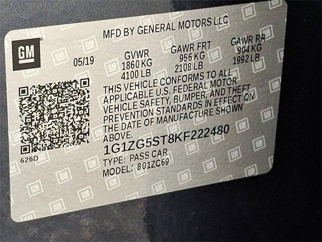 2019 Chevrolet Malibu Vehicle Photo in LANCASTER, PA 17601-0000