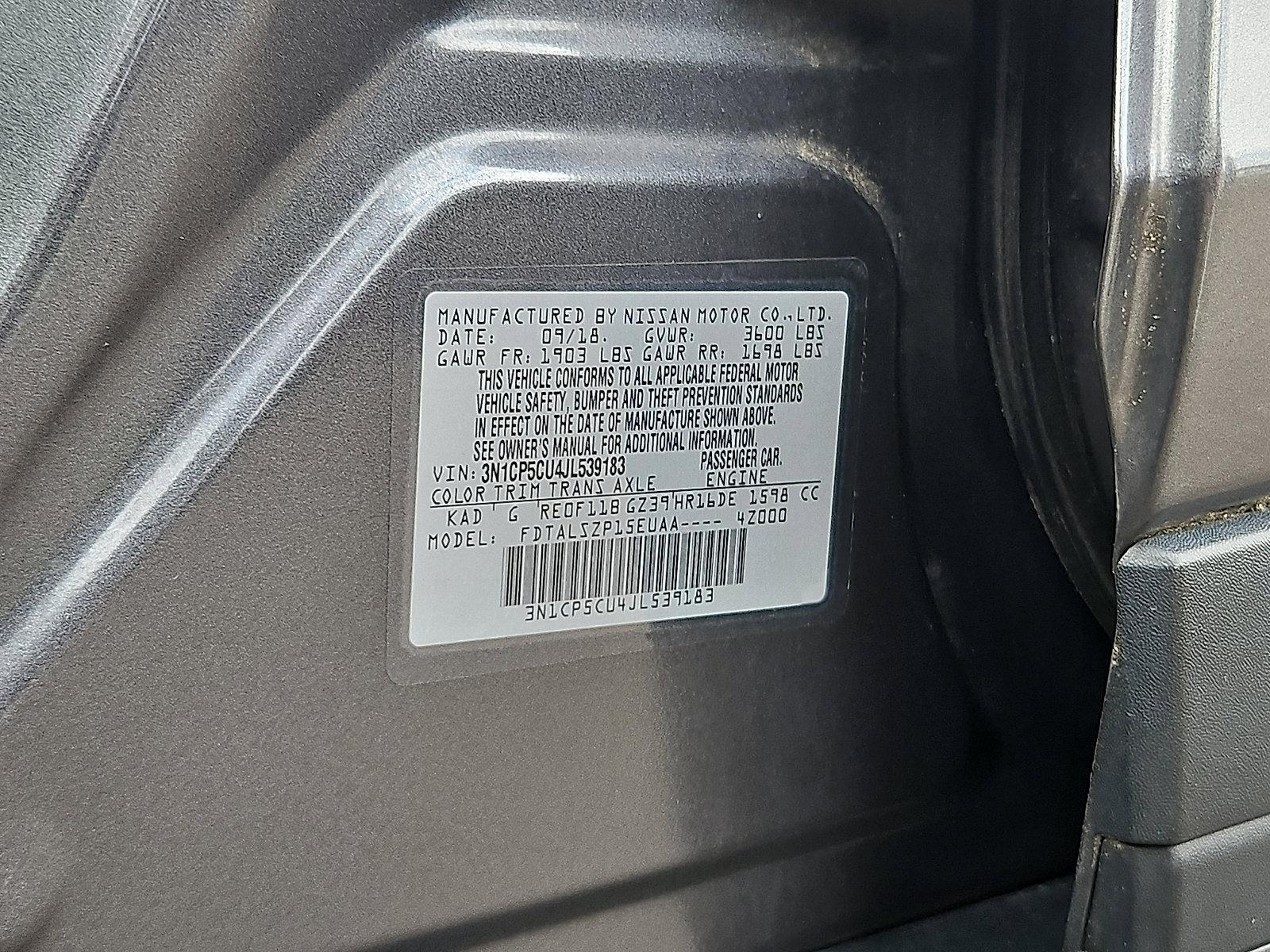 2018 Nissan Kicks Vehicle Photo in Trevose, PA 19053