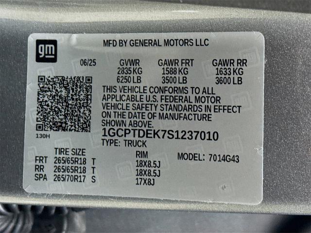 2025 Chevrolet Colorado Vehicle Photo in EVERETT, WA 98203-5662