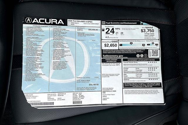 2025 Acura TLX Vehicle Photo in Grapevine, TX 76051