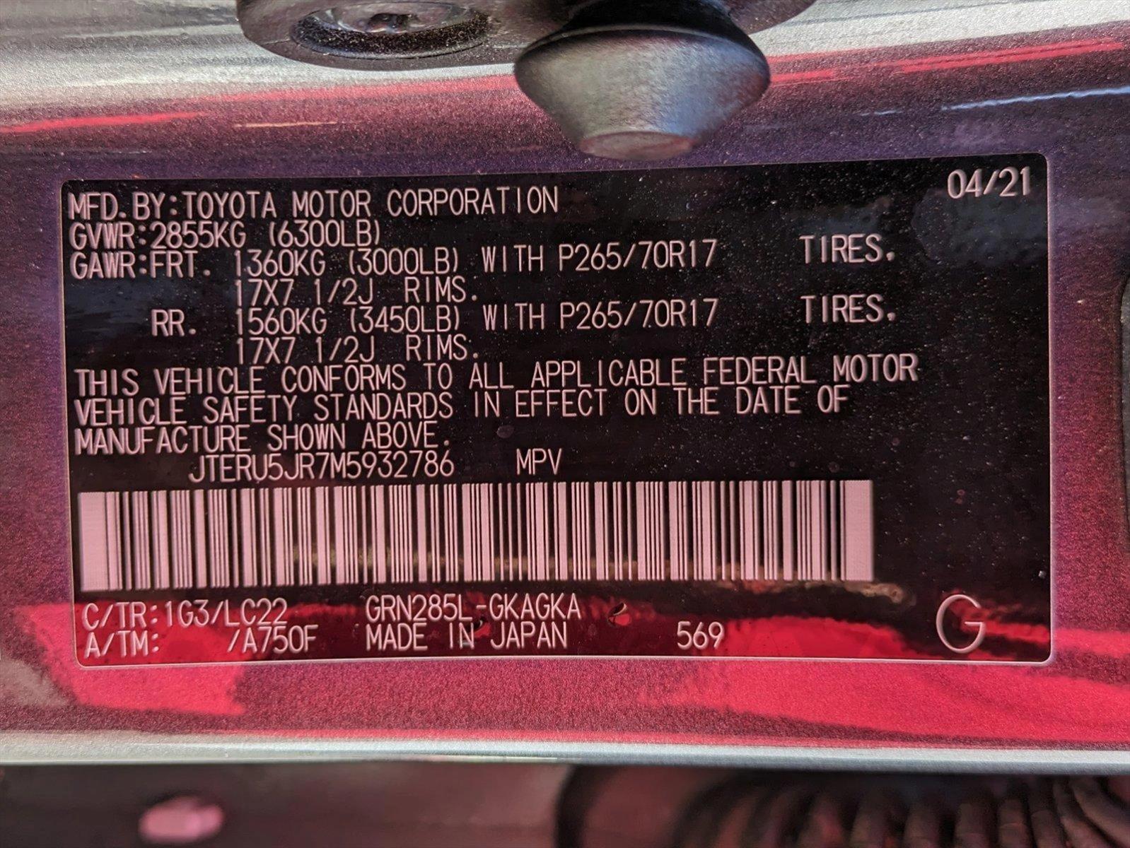 2021 Toyota 4Runner Vehicle Photo in Las Vegas, NV 89149