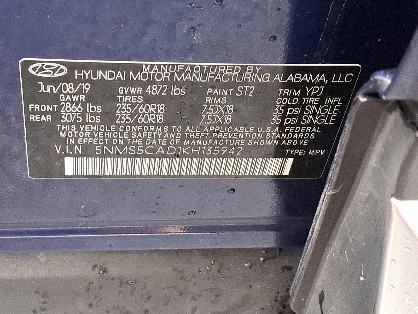 2019 Hyundai SANTA FE Vehicle Photo in Harrisburg, PA 17111