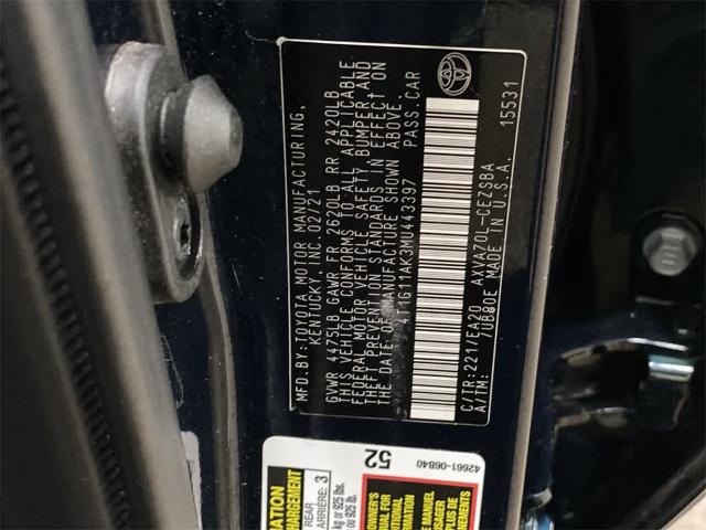 2021 Toyota Camry Vehicle Photo in PORTLAND, OR 97225-3518