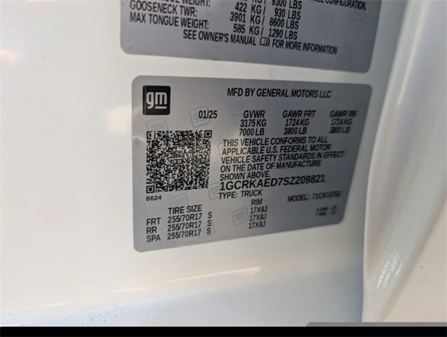 2025 Chevrolet Silverado 1500 Vehicle Photo in ENGLEWOOD, CO 80113-6708
