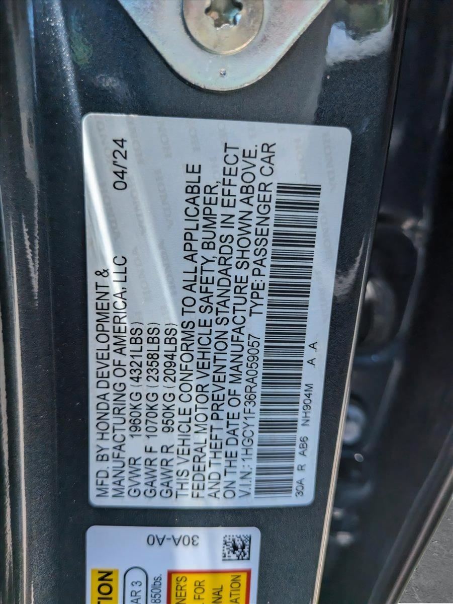 2024 Honda Accord Sedan Vehicle Photo in Clearwater, FL 33764