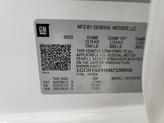 2021 Chevrolet Silverado 1500 Vehicle Photo in MADISON, WI 53713-3220