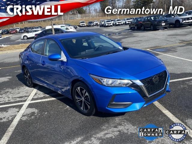 Used 2021 Nissan Sentra SV with VIN 3N1AB8CV2MY304028 for sale in Germantown, MD