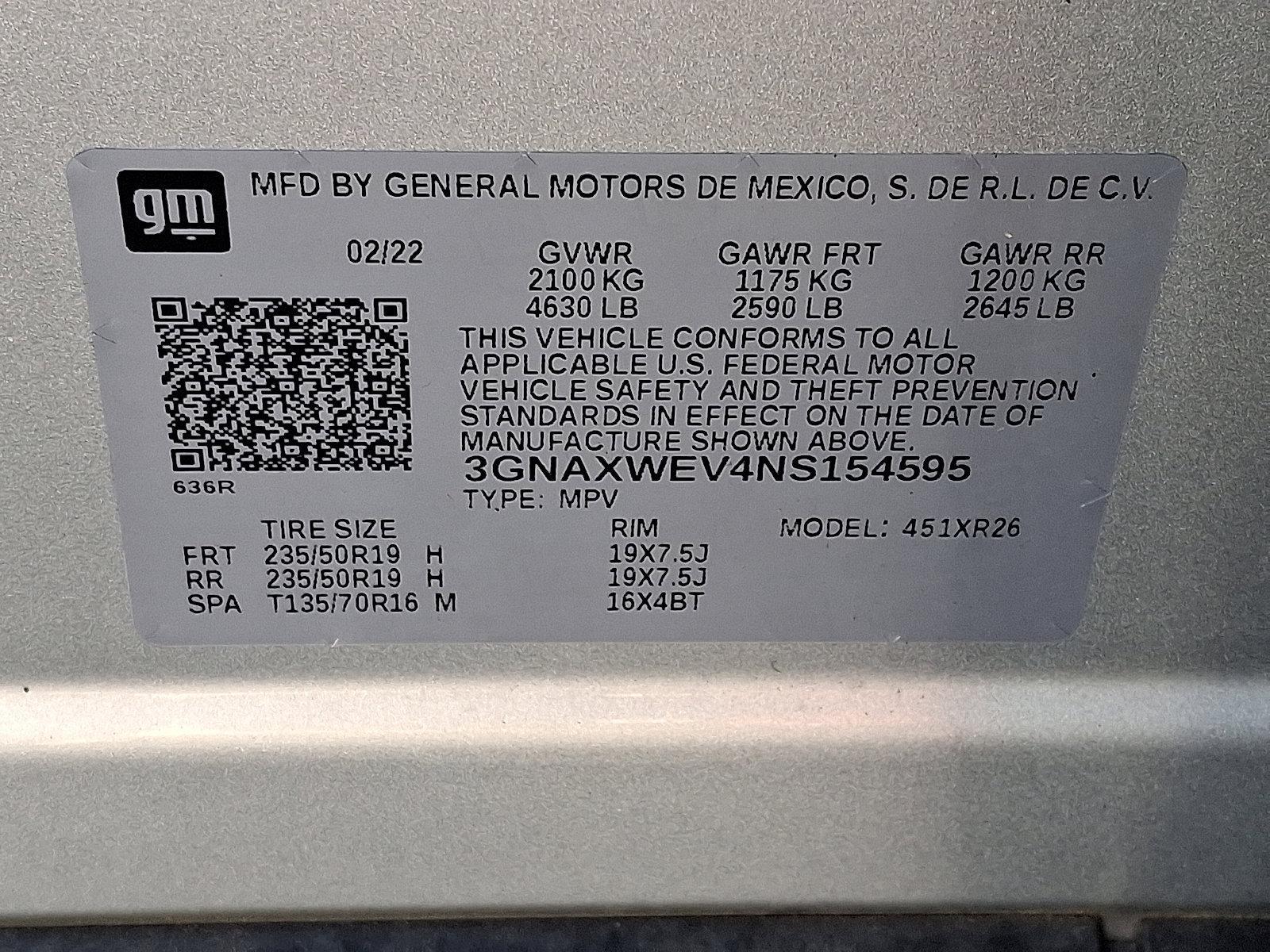 2022 Chevrolet Equinox Vehicle Photo in BETHLEHEM, PA 18017-9401