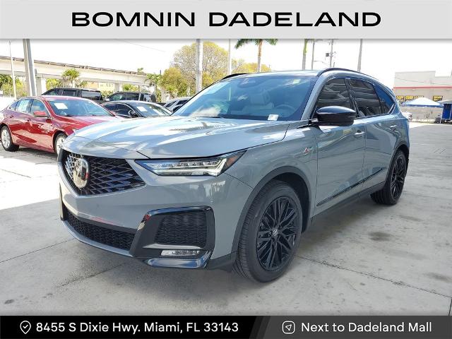 Used 2025 Acura MDX A-spec w/Advance Package with VIN 5J8YE1H98SL019671 for sale in Miami, FL