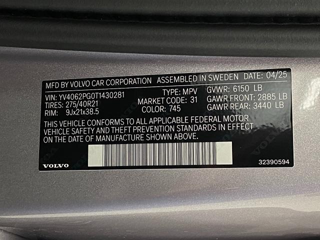 2026 Volvo XC90 Vehicle Photo in Appleton, WI 54913