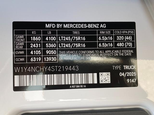 2025 Mercedes-Benz Sprinter Cargo Van Vehicle Photo in Appleton, WI 54913