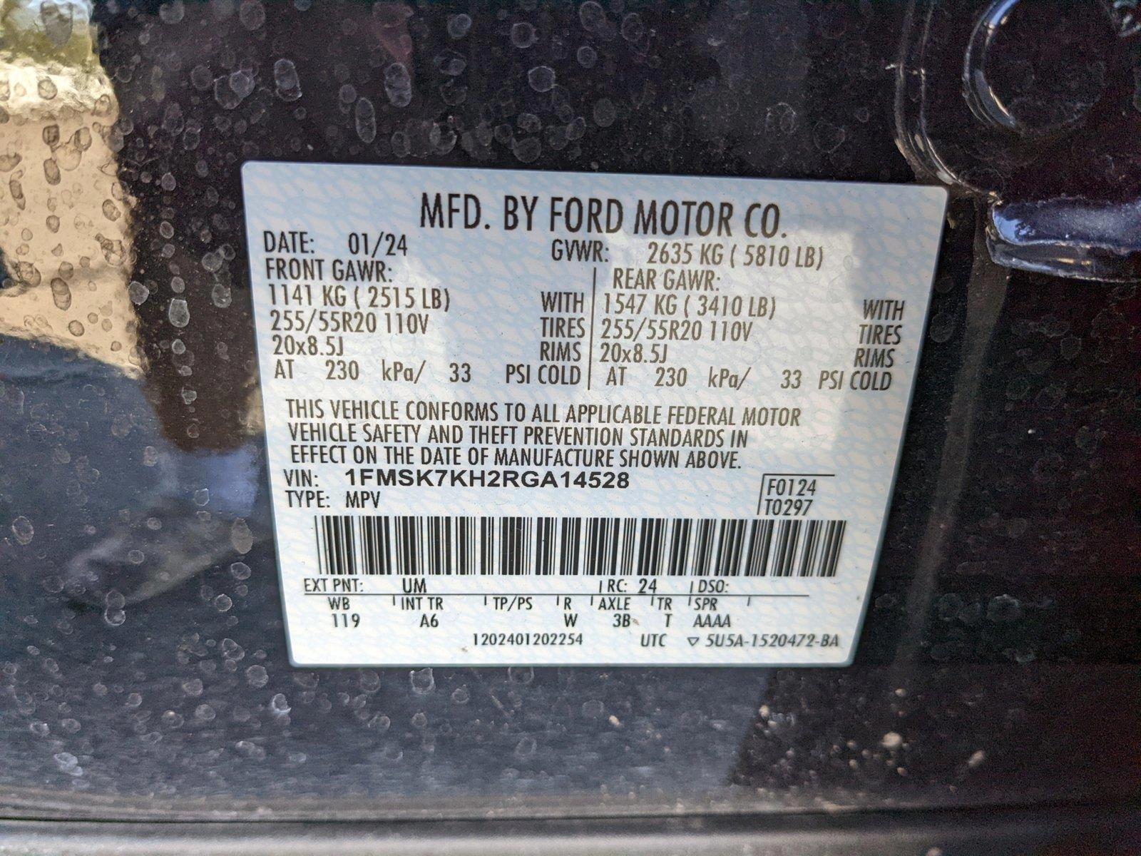 2024 Ford Explorer Vehicle Photo in ORLANDO, FL 32808-7998