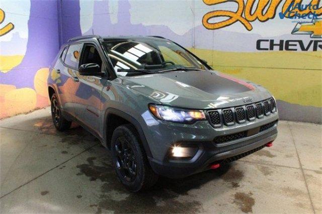Used 2023 Jeep Compass Trailhawk with VIN 3C4NJDDN5PT557385 for sale in Saint Johns, MI