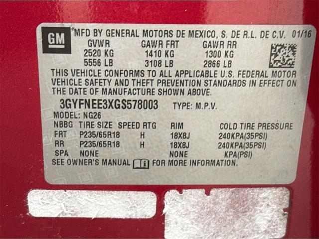 2016 Cadillac SRX Vehicle Photo in EVERETT, WA 98203-5662