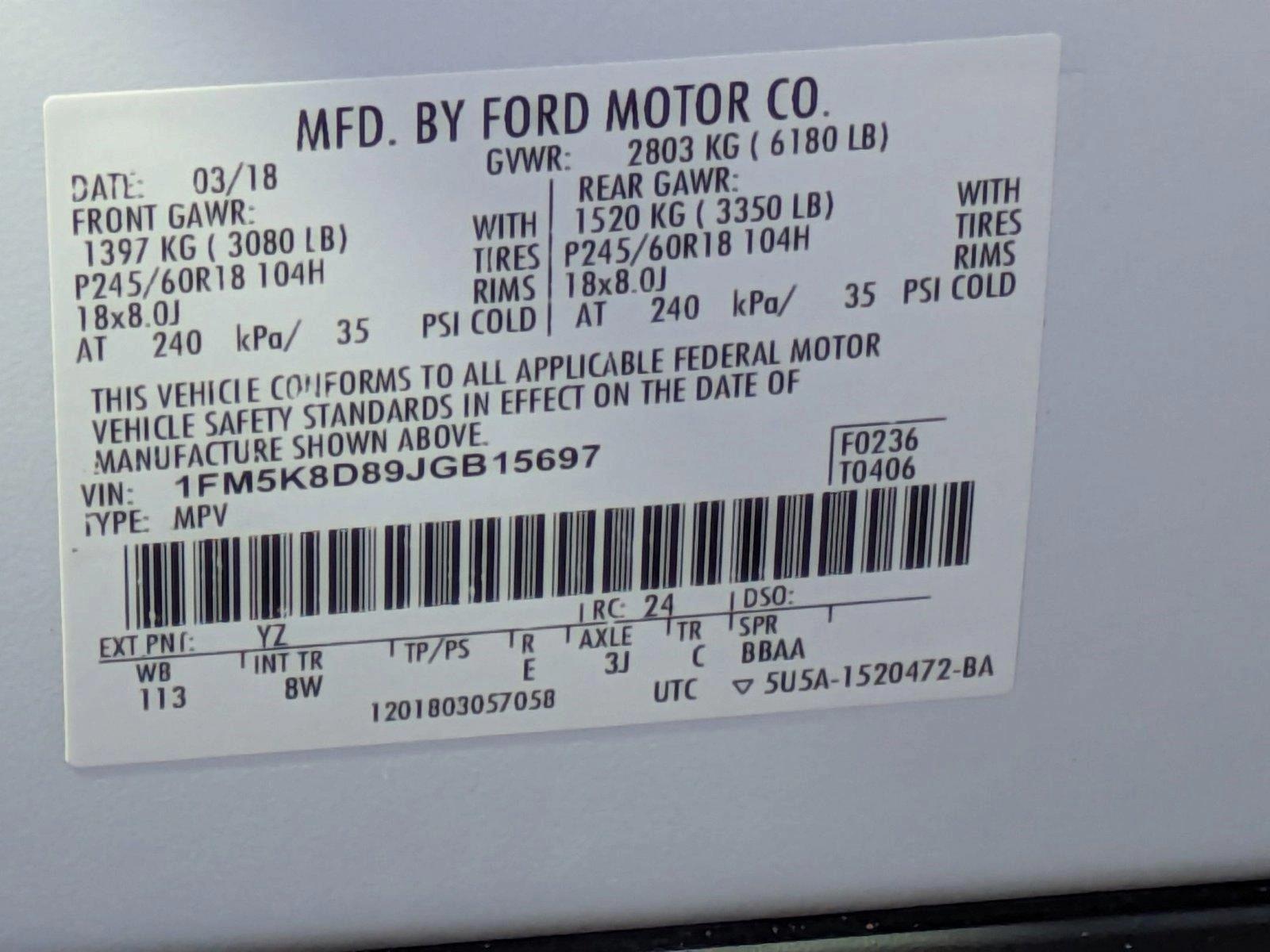 2018 Ford Explorer Vehicle Photo in Clearwater, FL 33765