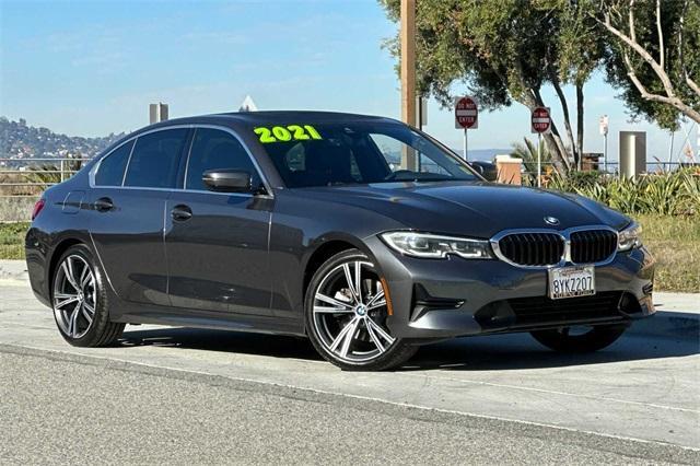 Used 2021 BMW 3 Series 330i with VIN 3MW5R1J05M8C05256 for sale in Redwood City, CA