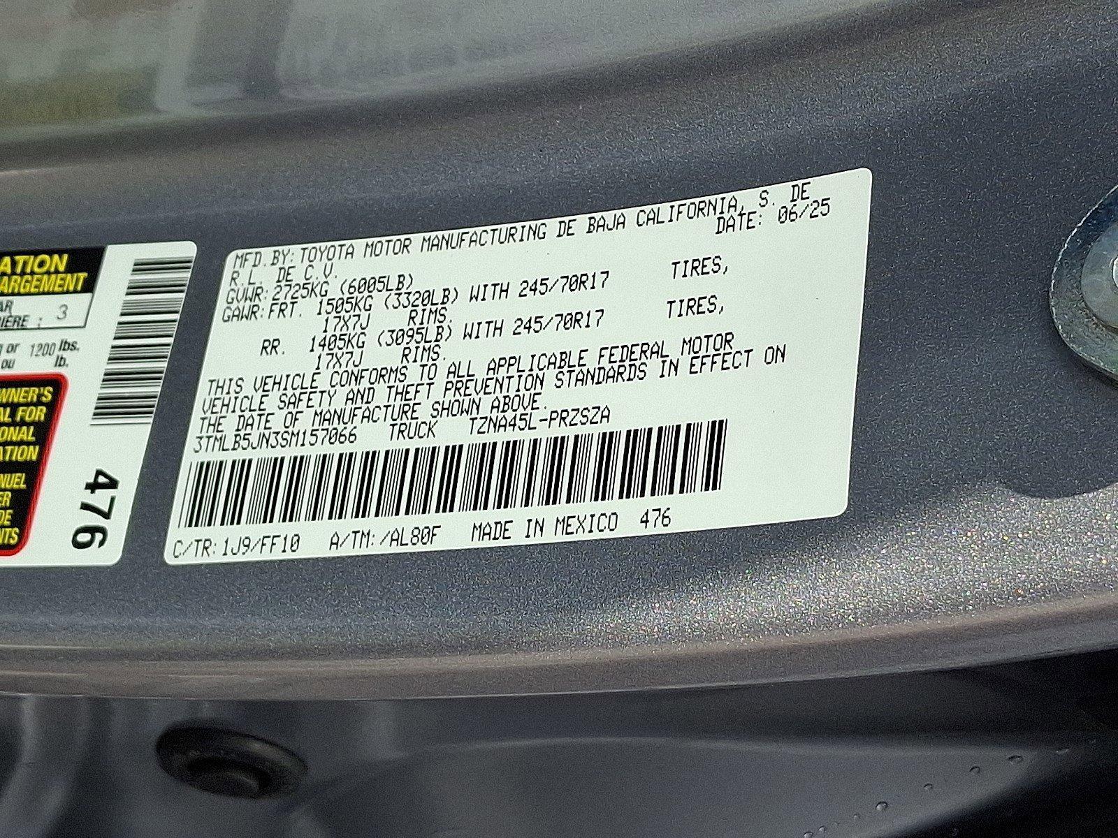 2025 Toyota Tacoma 4WD Vehicle Photo in Harrisburg, PA 17111