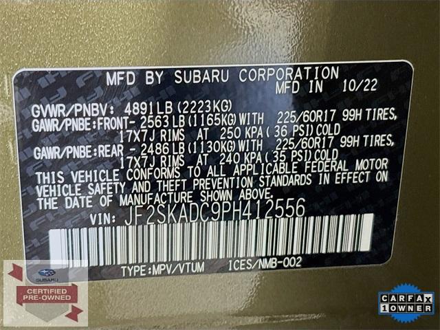 2023 Subaru Forester Vehicle Photo in Puyallup, WA 98371