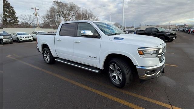 Used 2021 RAM Ram 1500 Pickup Laramie with VIN 1C6SRFJT6MN796019 for sale in Saint Cloud, Minnesota