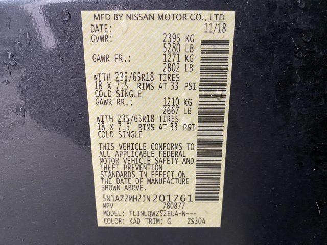 2018 Nissan Murano Vehicle Photo in Appleton, WI 54913