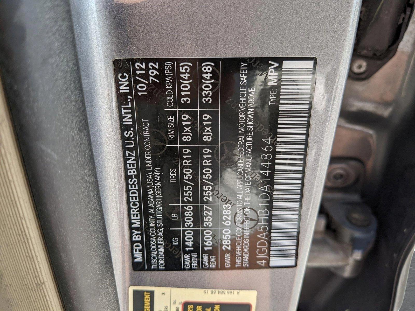 2013 Mercedes-Benz M-Class Vehicle Photo in ORLANDO, FL 32808-7998