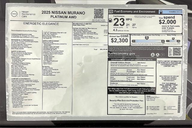 2025 Nissan Murano Vehicle Photo in Tulsa, OK 74129