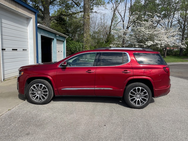 Used 2023 GMC Acadia Denali with VIN 1GKKNXLS2PZ236613 for sale in Carmi, IL