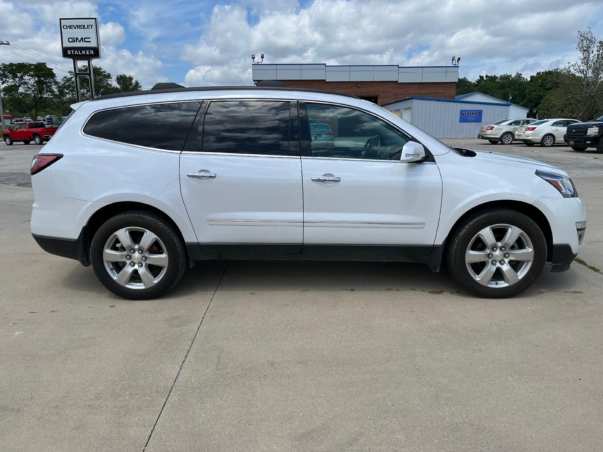 Used 2016 Chevrolet Traverse LTZ with VIN 1GNKVJKD6GJ347389 for sale in Creston, IA