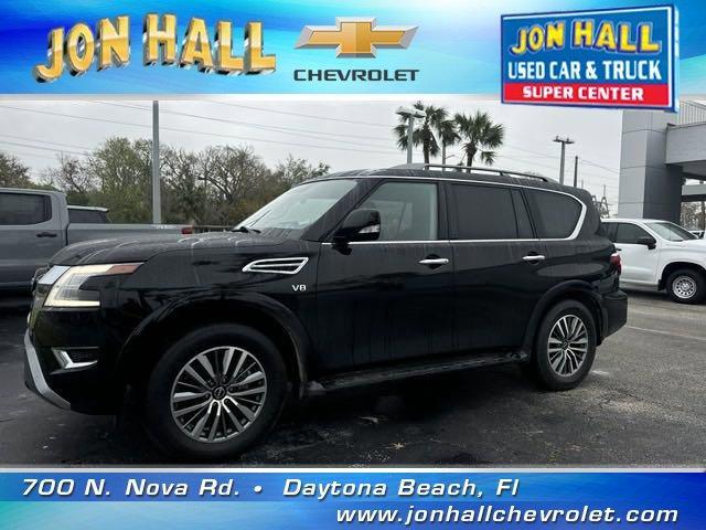 Used 2022 Nissan Armada SV with VIN JN8AY2AC2N9161622 for sale in Daytona Beach, FL