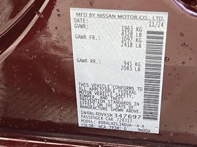 2025 Nissan Altima Vehicle Photo in Tulsa, OK 74129